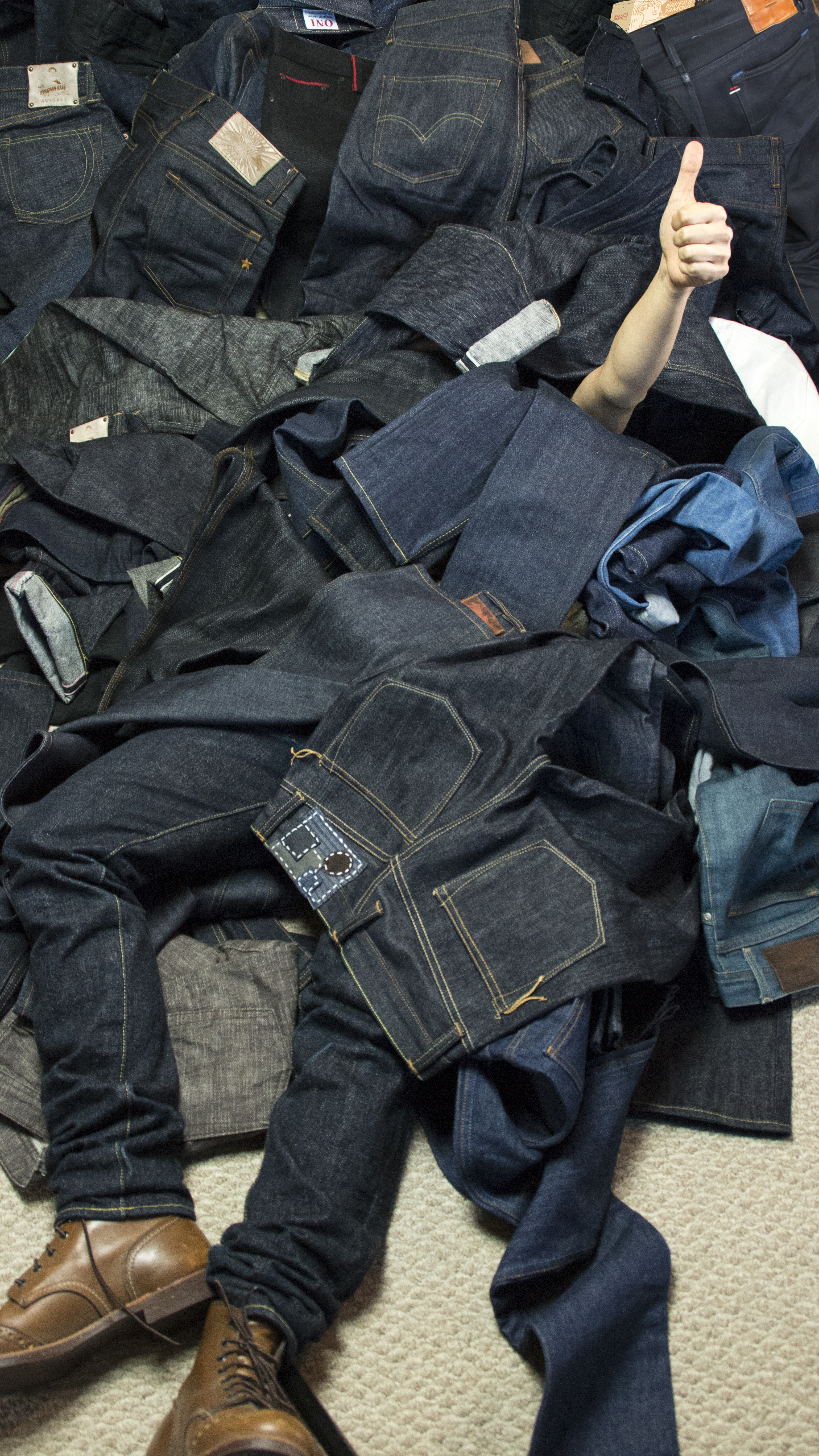 Freenote Cloth Rios Black Grey 14.2oz. Jeans  Black and grey, Freenote  cloth, Latest jeans