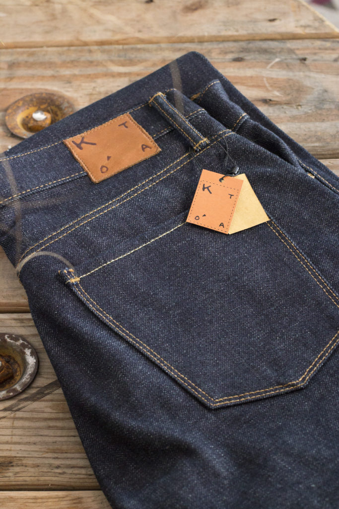 KATO' by Hiroshi Kato – 15OZ EXCLUSIVE COLLECT ORANGE LINE SELVEDGE – Slim  – The Denim Hound