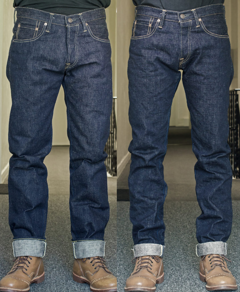 Shrink to fit outlet jeans before and after