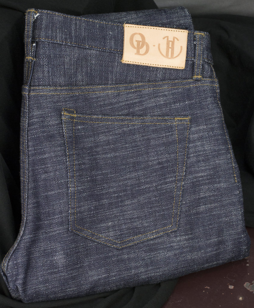 Brave Star Slim Straights in 21.5oz super heavyweight selvedge. Worn one  year with one rain wash.