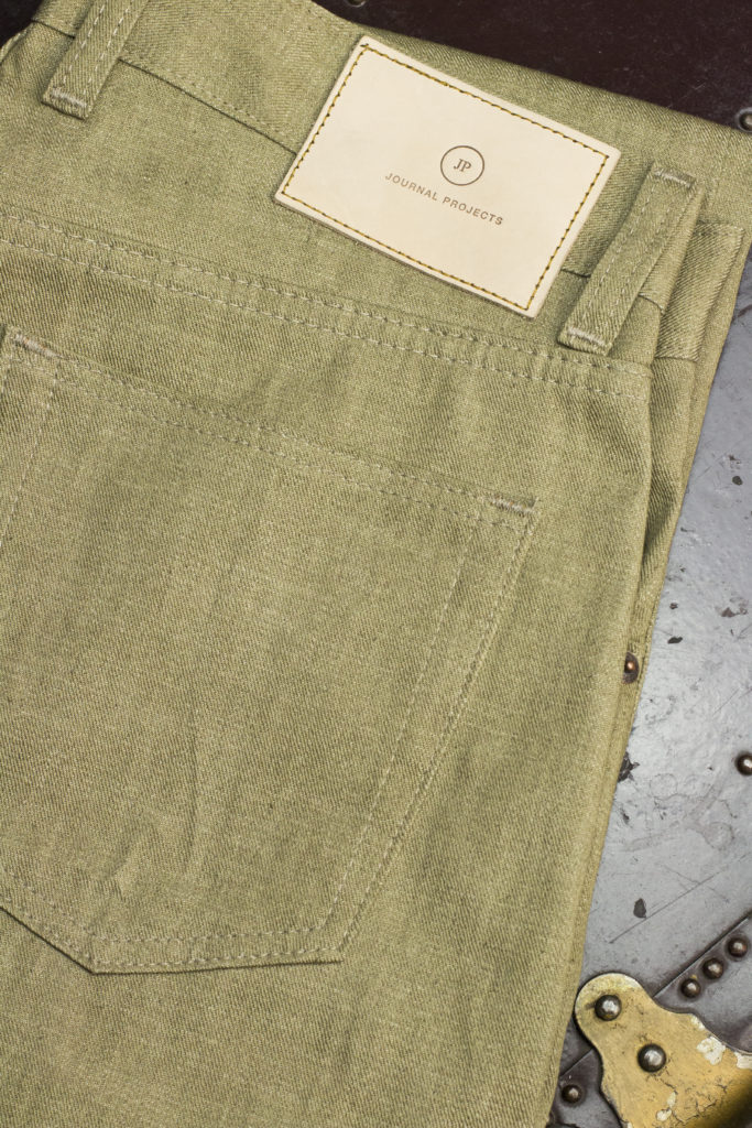 JOURNAL PROJECTS – CUSTOM 11OZ OLIVE SELVEDGE – The Denim Hound